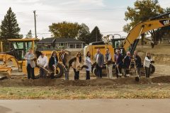 Early Learning Center Groundbreaking - Project officials