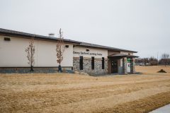 Building with Denny Sanford Learning Center and First Tee logos