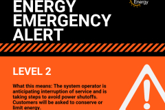 Energy Alert - level 2