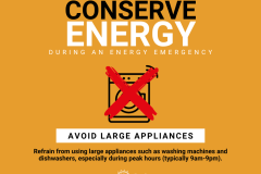 Energy Alert - conserve-large appliances