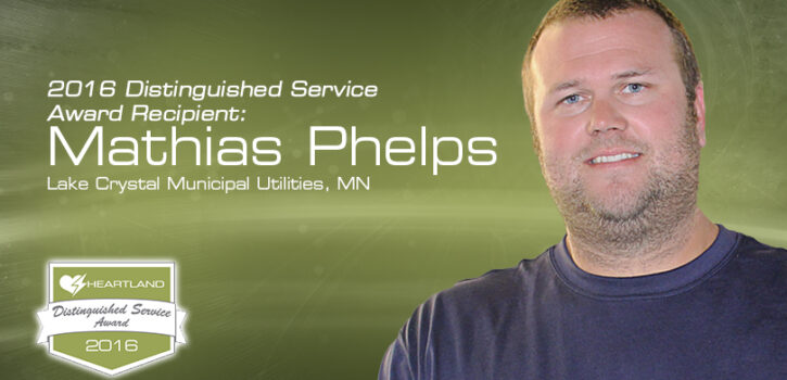 Phelps honored with Distinguished Service Award