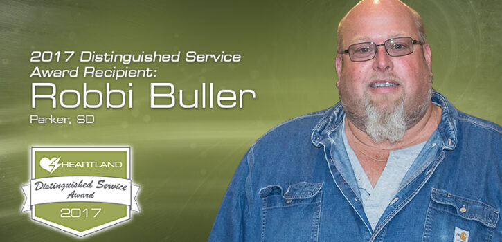 Buller honored with Distinguished Service Award