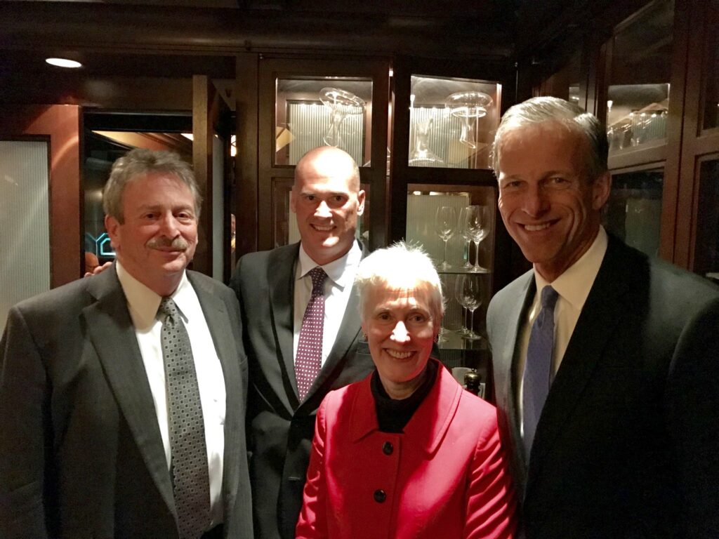 Mark Gabriel, Russell Olson, Sue Kelly and Senator John Thune