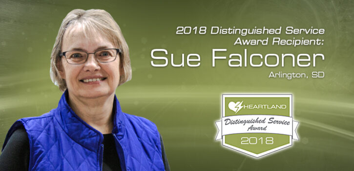 Falconer honored with Distinguished Service Award