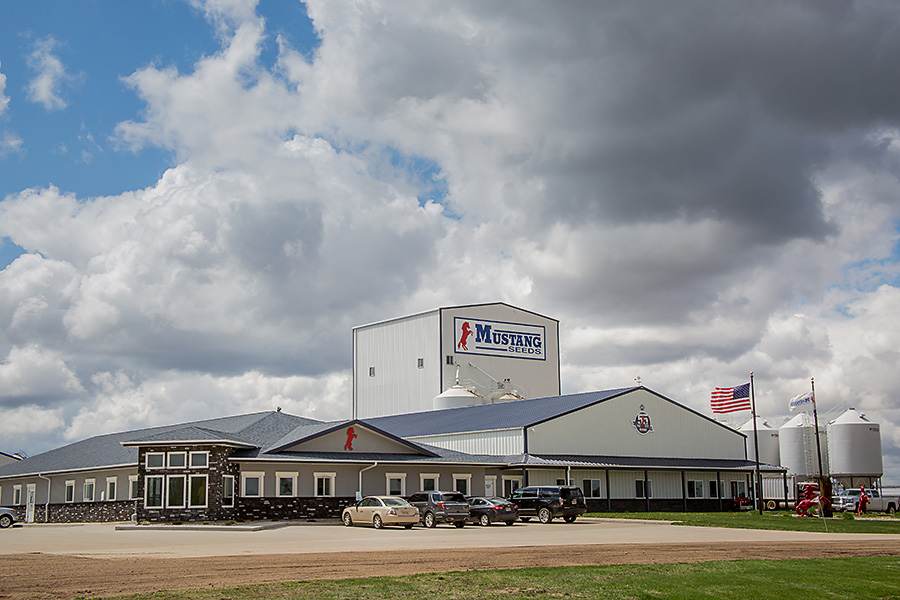 Mustang Seeds facility exterior