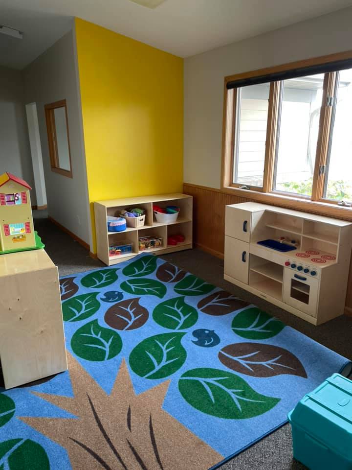 Colorful children's playroom